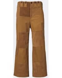 Junya Watanabe - Patchwork Cotton Wide-Leg Pants - Lyst