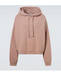 Acne Studios - Sweat-Shirt A Capuche En Coton A Logo - Lyst