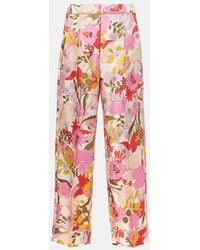Max Mara - Weite Hose Leda Aus Seide - Lyst