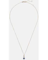 STONE AND STRAND - Full Volume 14Kt Necklace With Sapphire And Diamond - Lyst
