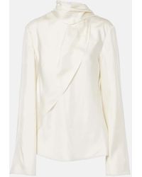 Rohe - Bluse Aus Seide - Lyst