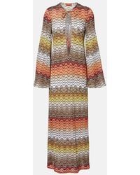 Missoni - Wave Lame Beach Dress - Lyst