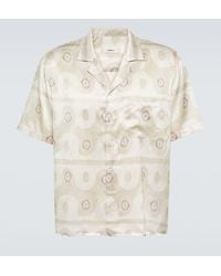 Commas - Camicia in seta e cotone con stampa - Lyst