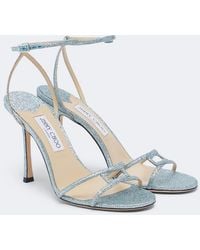 Jimmy Choo - 1998 Leo Glitter Sandals - Lyst