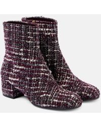 Gianvito Rossi - 45 Boucle Ankle Boots - Lyst