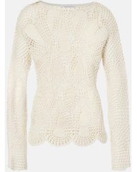 Gabriela Hearst - Caps Crochet Wool And Cashmere Top - Lyst
