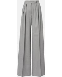 Max Mara - Baden Virgin Wool Wide-Leg Pants - Lyst