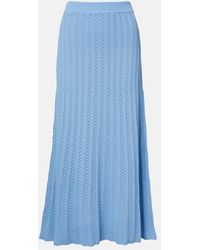 Rebecca Vallance - Natalie Pointelle Midi Skirt - Lyst