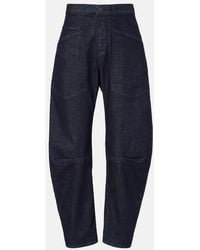 Nili Lotan - Shon High-Rise Barrel-Leg Jeans - Lyst