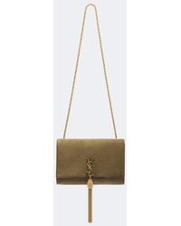 Saint Laurent - Kate Small Suede Shoulder Bag - Lyst