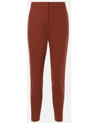Max Mara - Weite Hose Carmen Aus Wollflanell - Lyst