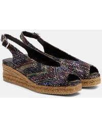 Missoni - Joy 30 Sequined Espadrille Wedges - Lyst