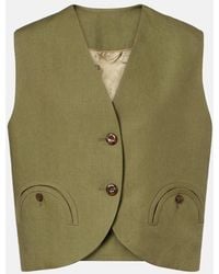 Blazé Milano - Midday Sun Linen Vest - Lyst