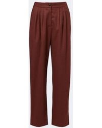 Blazé Milano - Fox Wool And Cashmere Straight Pants - Lyst