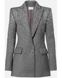 Alex Perry - Crystal-Embellished Blazer - Lyst