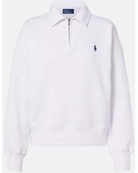 Polo Ralph Lauren - Cotton-Blend Jersey Sweatshirt - Lyst
