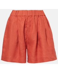Asceno - Zurich Linen Shorts - Lyst