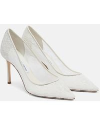 Jimmy Choo - Romy Lace Pumps - Lyst