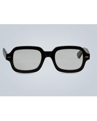 Gucci Gafas de acetato rectangulares - Negro