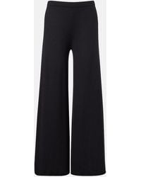 Lisa Yang - Ainsley Cotton And Cashmere Wide-Leg Pants - Lyst