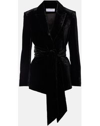 Veronica Beard - Blazer Issel Aus Samt - Lyst