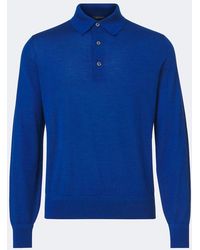 Tom Ford - Cashmere And Silk Polo Sweater - Lyst