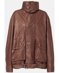 Calvin Klein - Isa Leather Jacket - Lyst