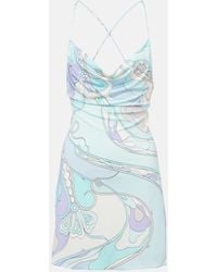 PUCCI - Slipdress Orchidee Aus Jersey - Lyst