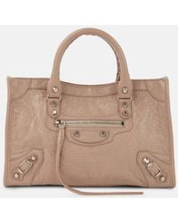 Balenciaga - Le City Small Leather Shoulder Bag - Lyst