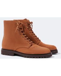 Brunello Cucinelli - Bottines En Daim - Lyst