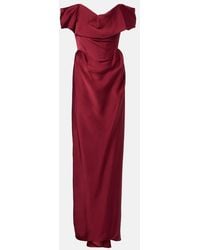 Vivienne Westwood - Nova Cocotte Crepe Satin Bustier Gown - Lyst