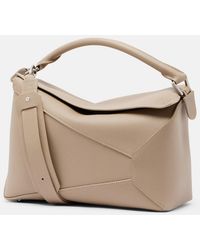 Loewe - Puzzle Edge Medium Leather Top-Handle Bag - Lyst