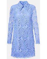 Carolina Herrera - Lace Minidress - Lyst