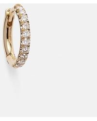 Spinelli Kilcollin - Micro Hoop Pave 18Kt Single Earring With Diamond - Lyst
