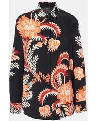 Etro - Printed Silk Crepe De Chine Blouse - Lyst