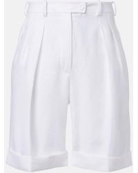 Loro Piana - George Linen Bermuda Shorts - Lyst
