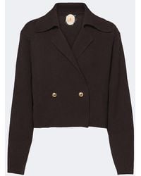 Jardin Des Orangers - Cropped Wool And Cashmere Jacket - Lyst