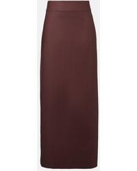 Adriana Degreas - Cotton-Blend Maxi Skirt - Lyst