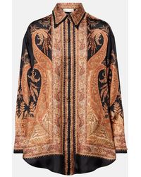 Zimmermann - Hypnotic Silk Shirt - Lyst