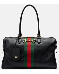Gucci - Borsetto Large Leather Bowling Bag - Lyst