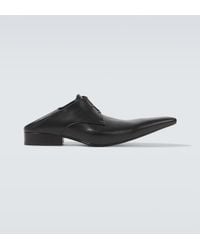 Balenciaga - Opera Leather Derby Shoes - Lyst