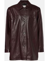 Magda Butrym - Oversized Leather Jacket - Lyst
