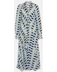 Dorothee Schumacher - Graphic Volumes Printed Midi Dress - Lyst