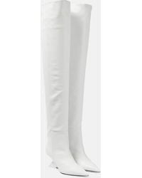 The Attico - Cheope Leather Over-The-Knee Boots - Lyst