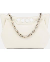 Alexander McQueen - The Peak Small Leather Shoulder Bag - Lyst