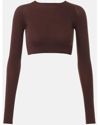 Alaïa - Cropped-Top - Lyst