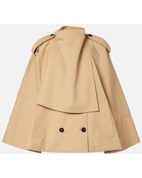 Burberry - Cape En Coton - Lyst