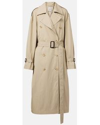 TOTEME - Cotton-Blend Trench Coat - Lyst