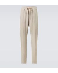 Giorgio Armani - Gerade High-Rise-Hose - Lyst