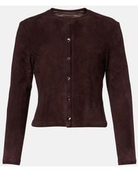 Stouls - Astrid Suede Cardigan - Lyst
